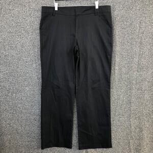 Dickies Women's Relaxed Straight Pants Size 14R Black